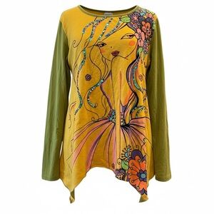 IB diffusion fairy girl flowy y2k vintage graphic long sleeve